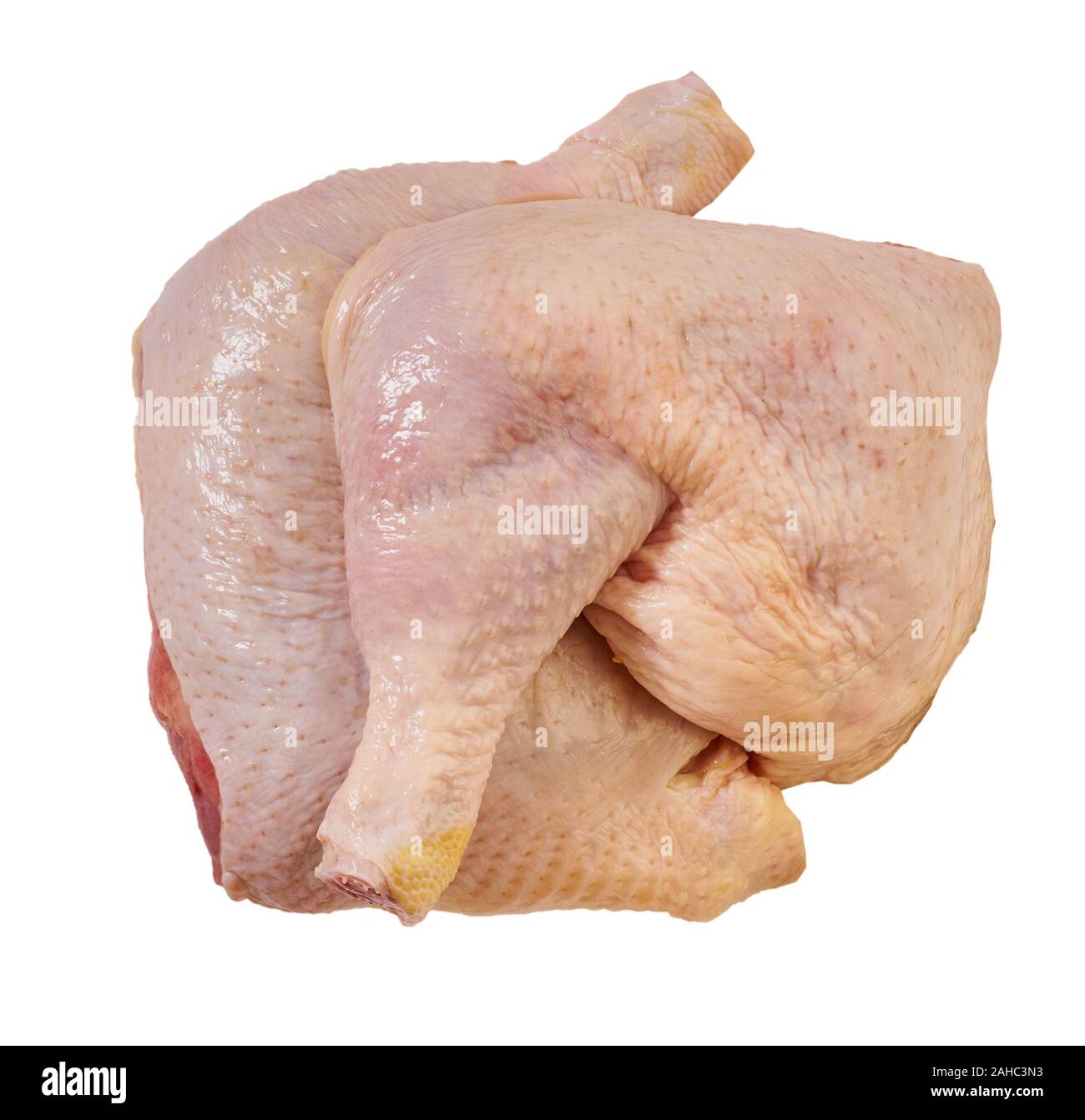 raw meat, chicken leg on a white isolated background Stock Photo Alamy