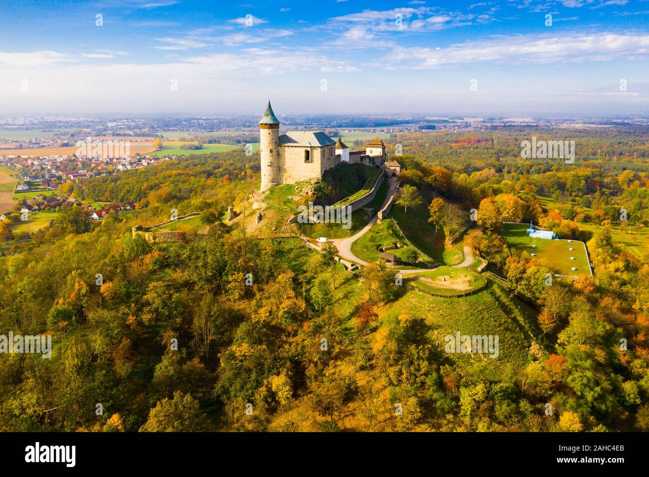Raby castle drone hi-res stock photography and images - Alamy