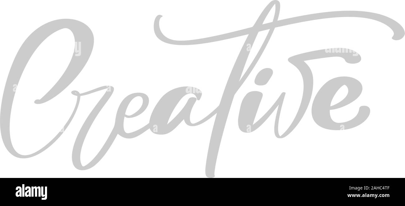 Creative vector calligraphic hand drawn text. Business concept world ...