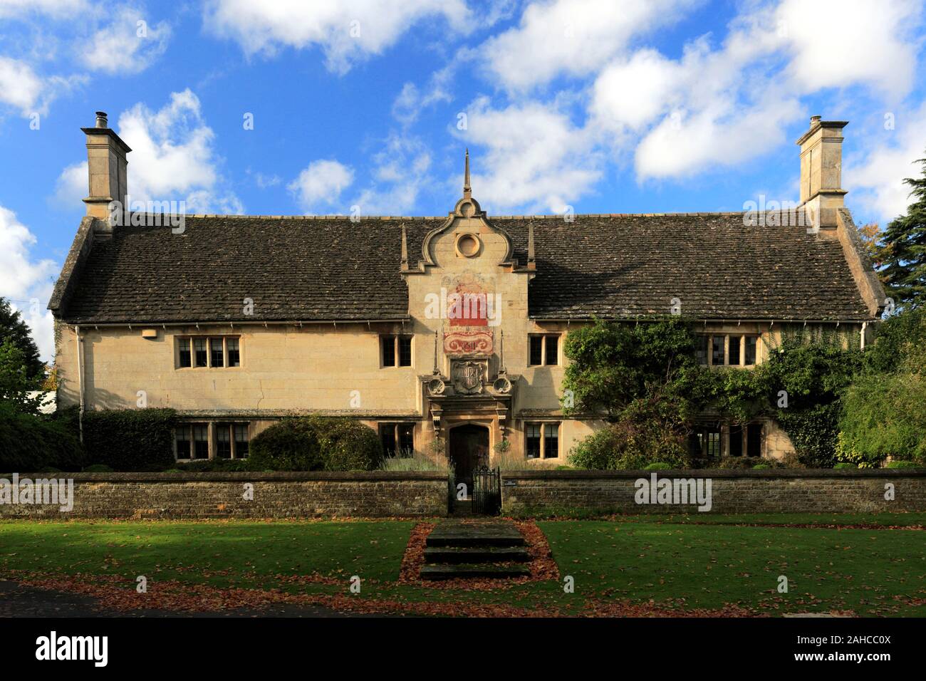 The Old Almshouses, Weekley village, Northamptonshire, England, UK ...