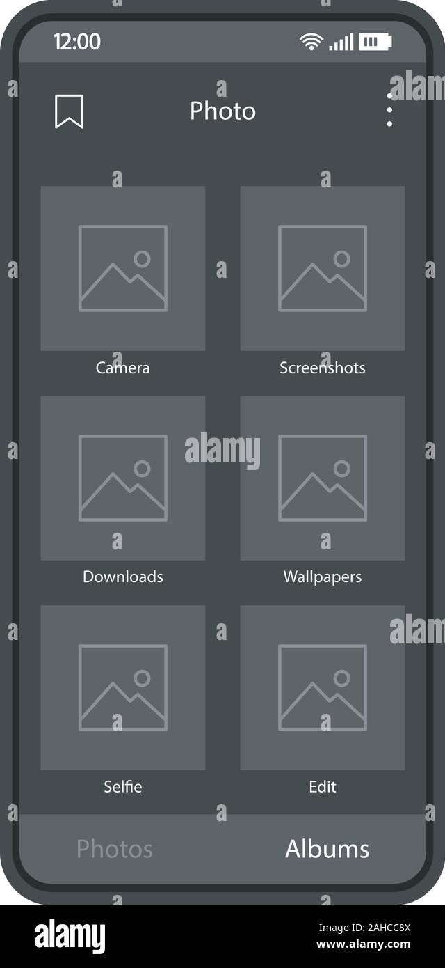 Travel blog interface vector template. Mobile app page design layout ...