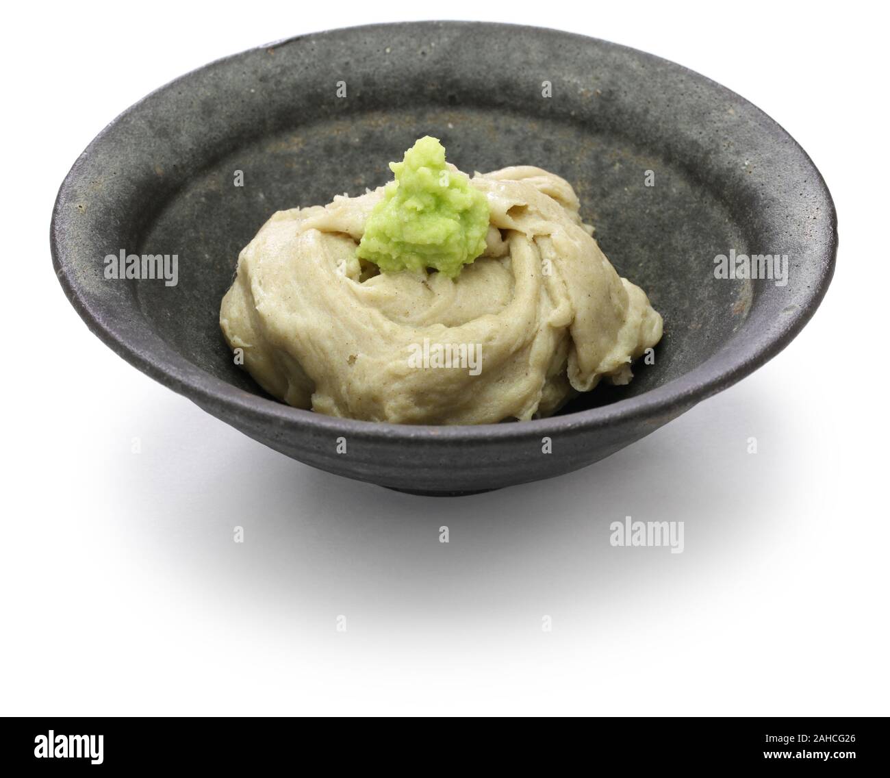 sobagaki is a japanese dish of boiled fresh buckwheat flour, like a