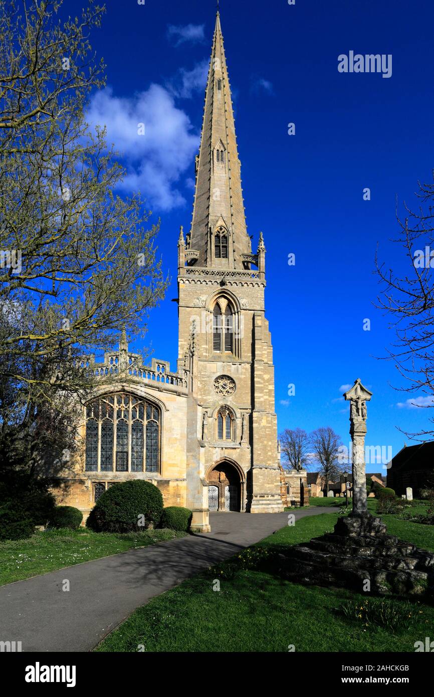 St Marys church, Higham Ferrers Town, Northamptonshire, England, UK