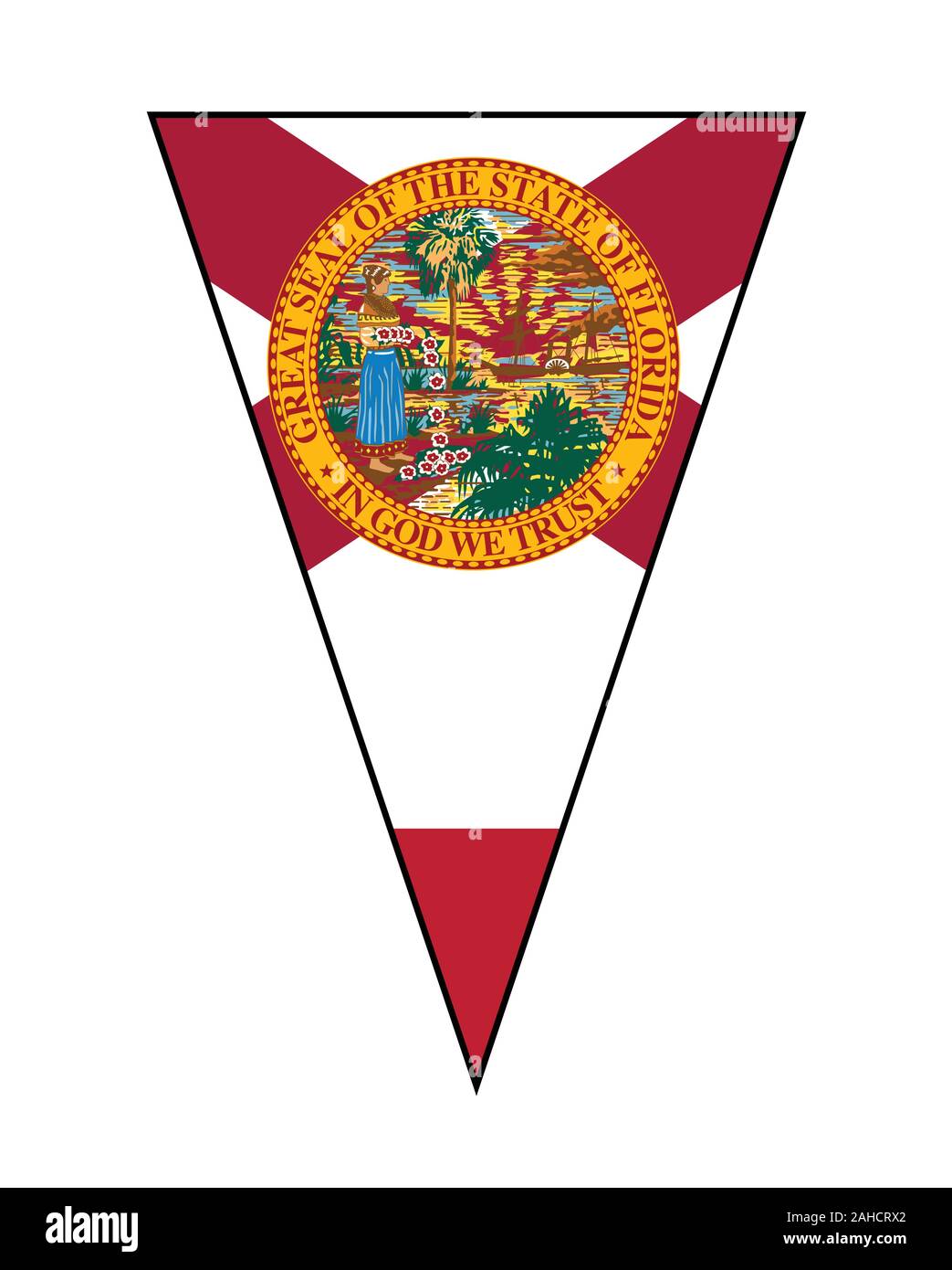 Florida flag vector vectors hi-res stock photography and images - Alamy