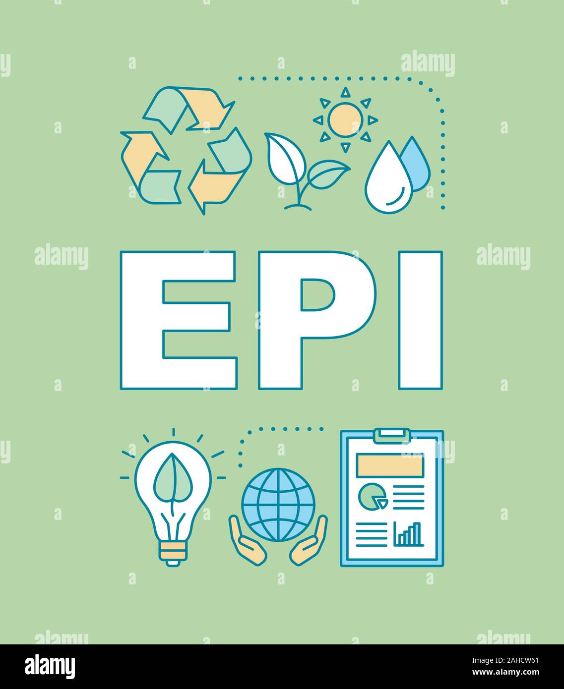 Environmental conservation word concepts banner. EPI. Eco friendly. Waste  recycling, alternative energy. Environment protection. Isolated lettering  ty Stock Vector Image & Art - Alamy