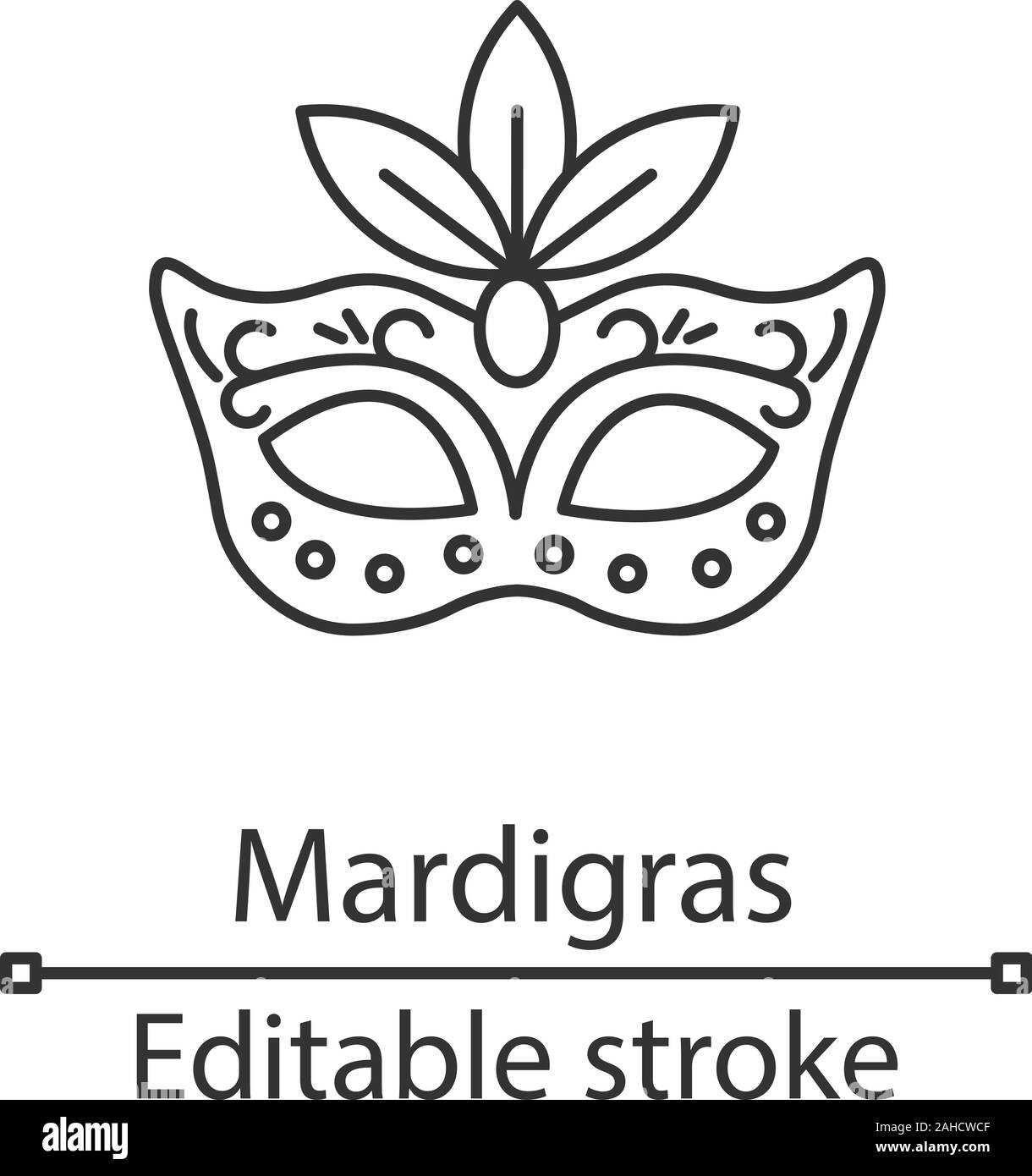 mardi gras mask drawing simple
