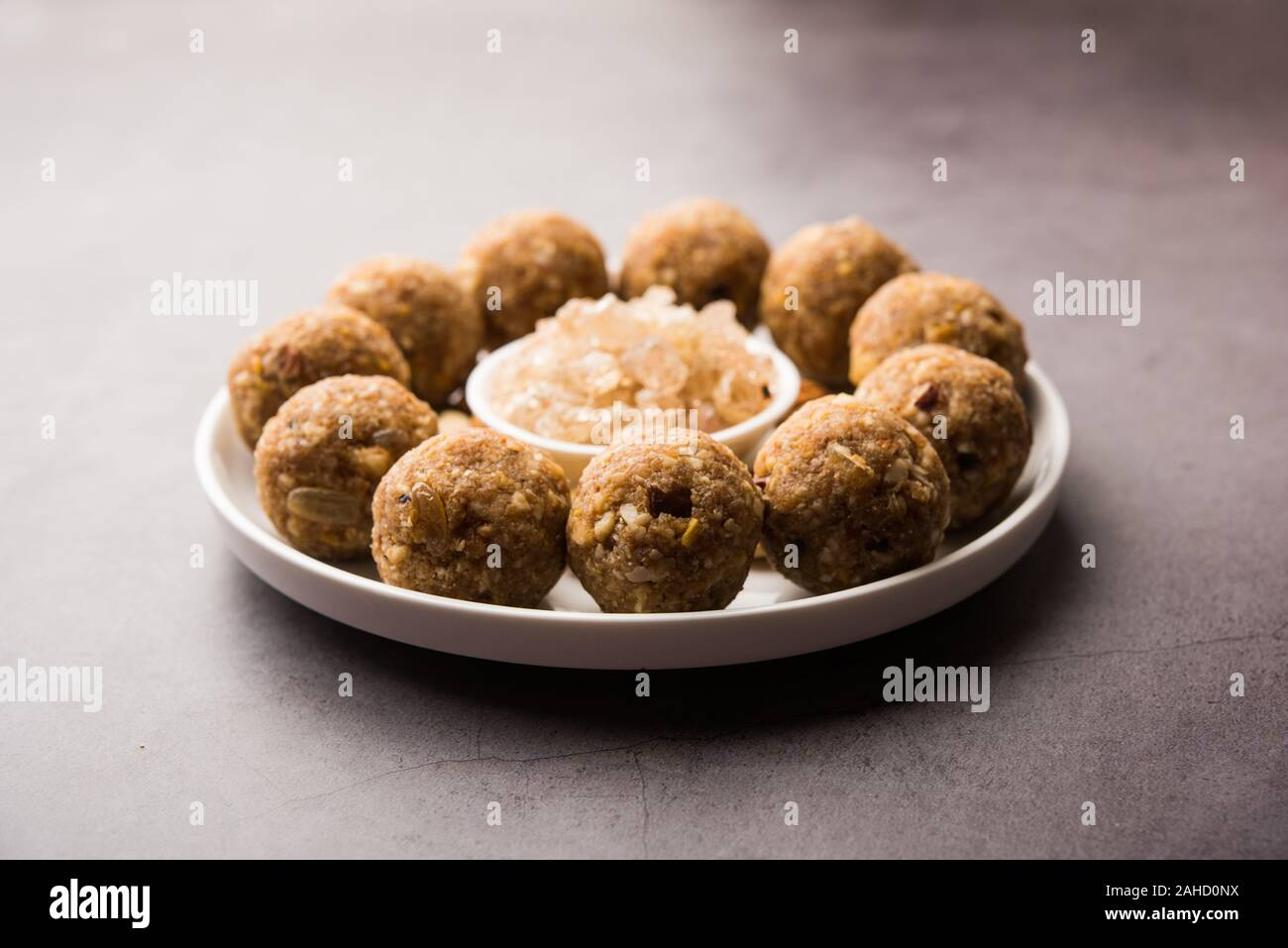 sweet Dink laddu also known as Dinkache ladoo or gond ke laddoo made