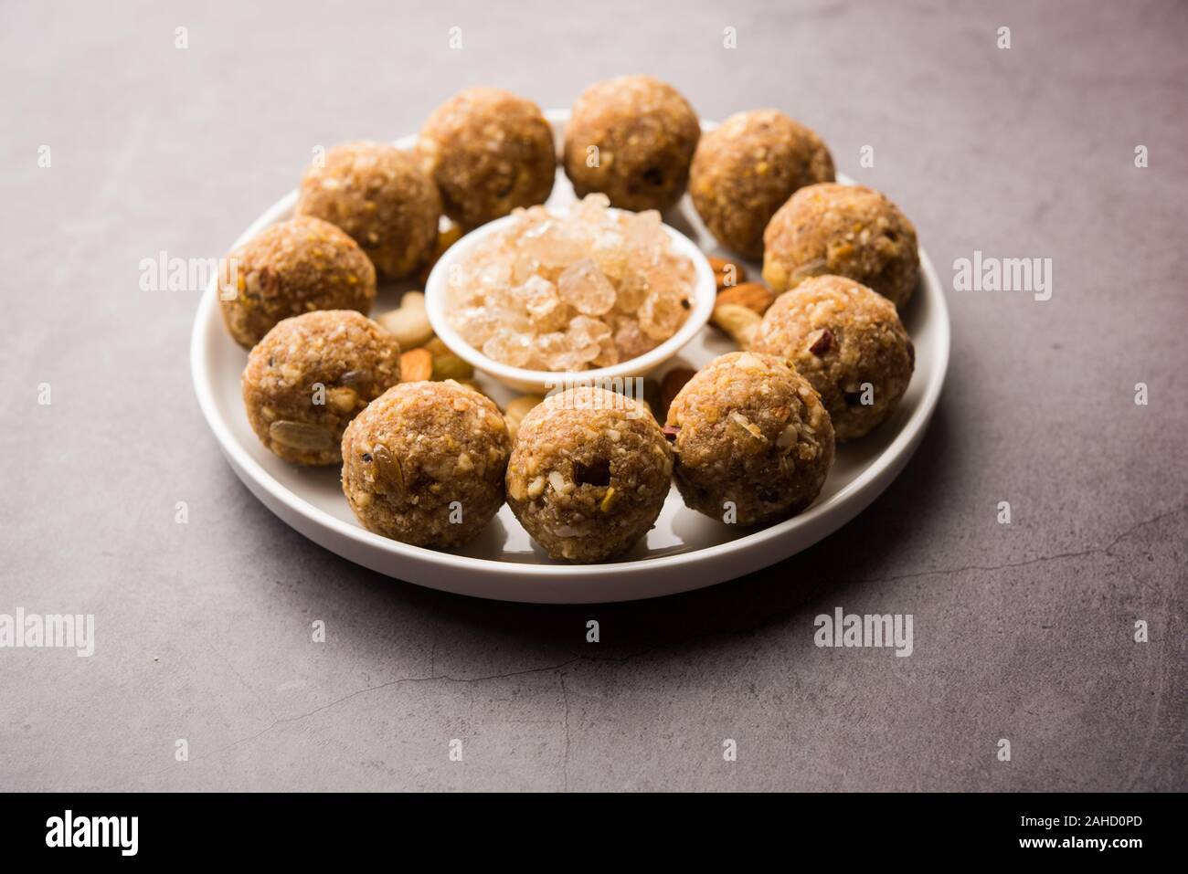 sweet Dink laddu also known as Dinkache ladoo or gond ke laddoo made ...