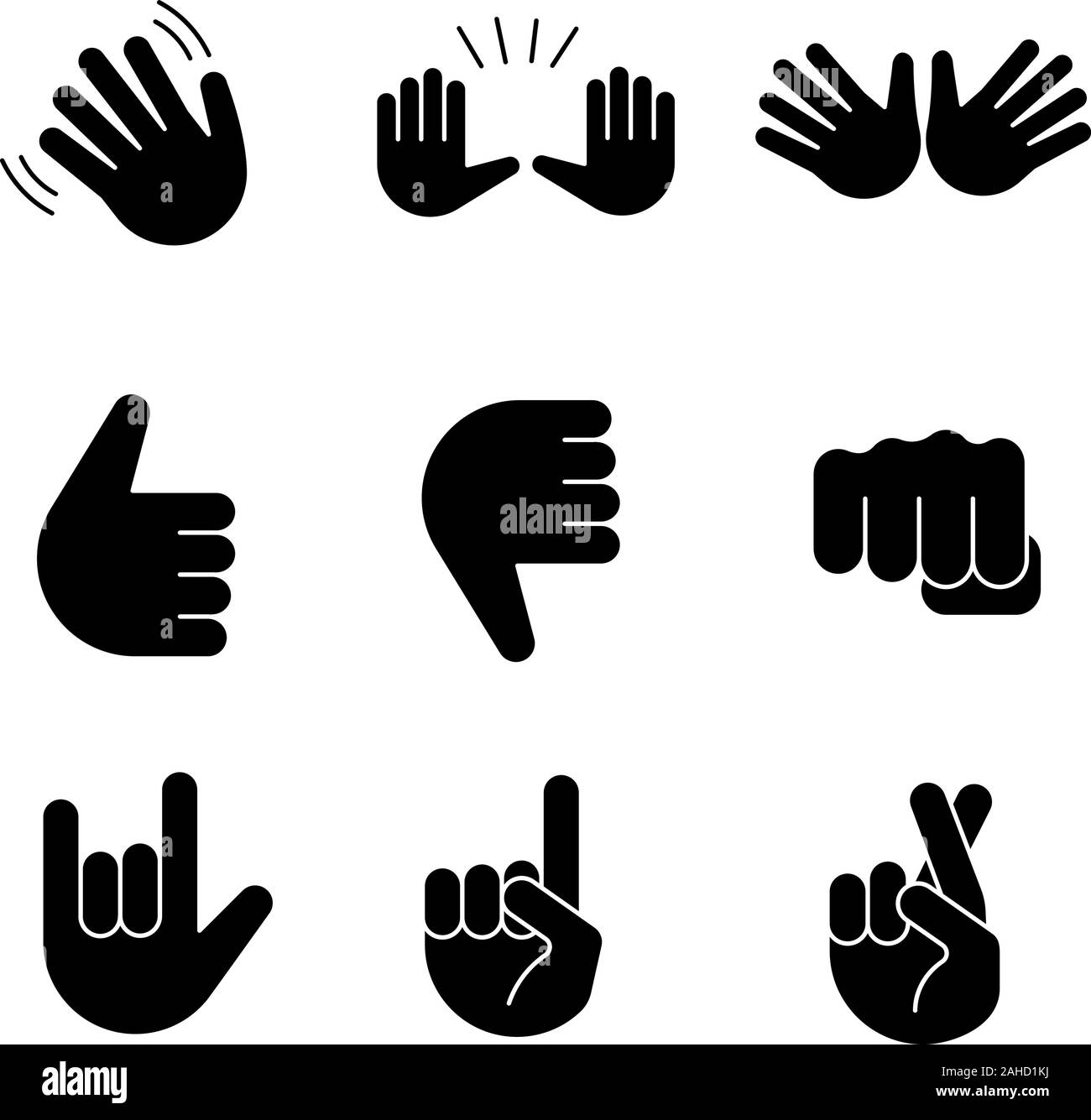 Emoji hand fist emoticon thumb handshake icon Vector Image