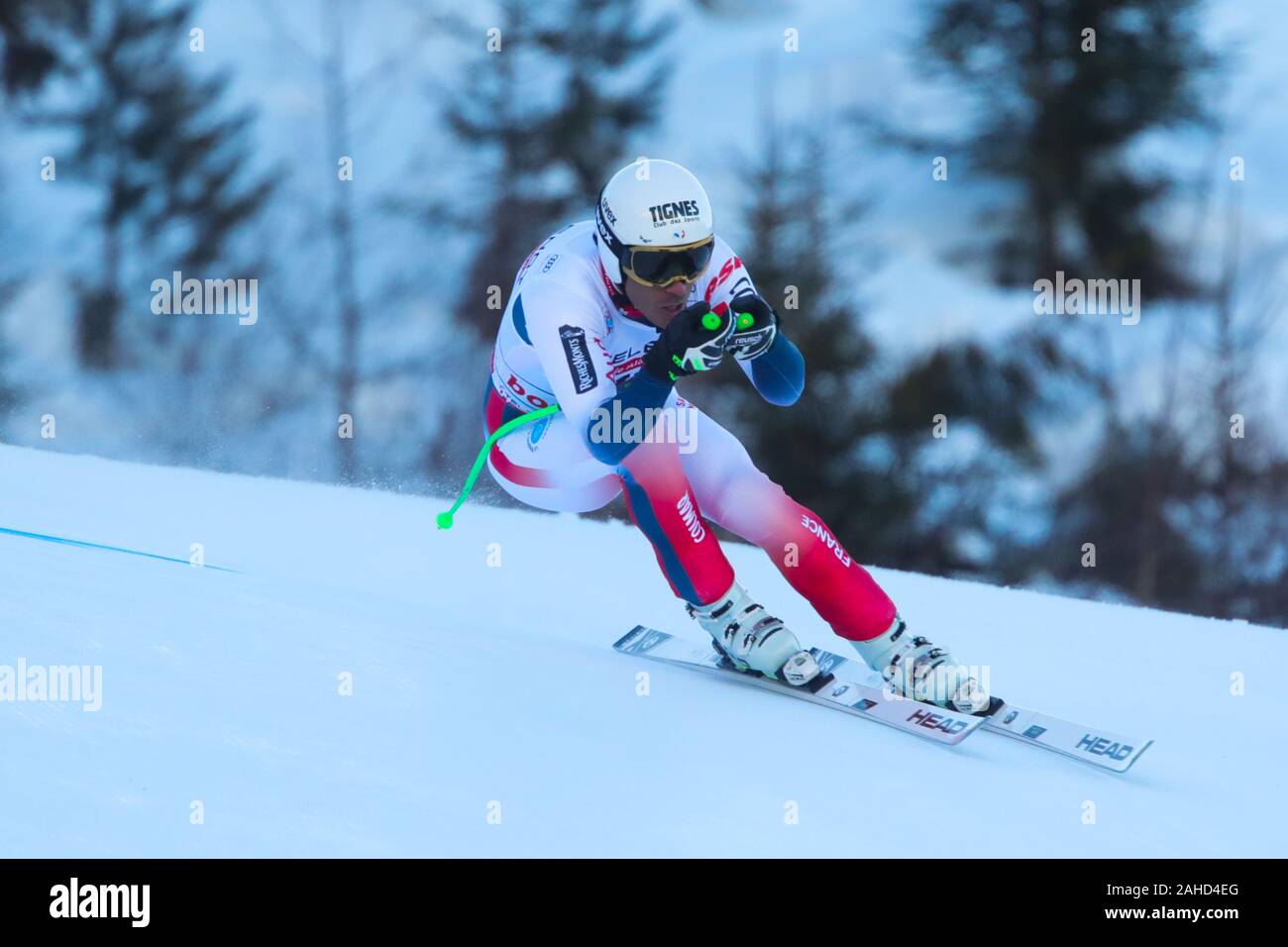 Bormio, Italy. 28th Dec, 2019. clarey johan (fra) 7th classified during AUDI FIS World Cup 2019 - Men's Downhill - Ski - Credit: LPS/Sergio Bisi/Alamy Live News Stock Photo
