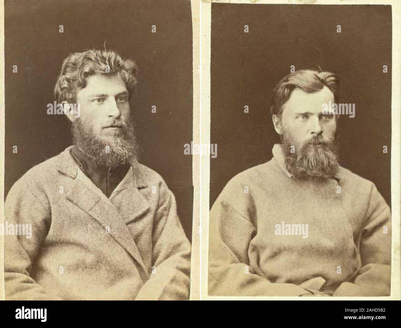 exiles and convicts of Tsarists Russia, 1885 Stock Photo