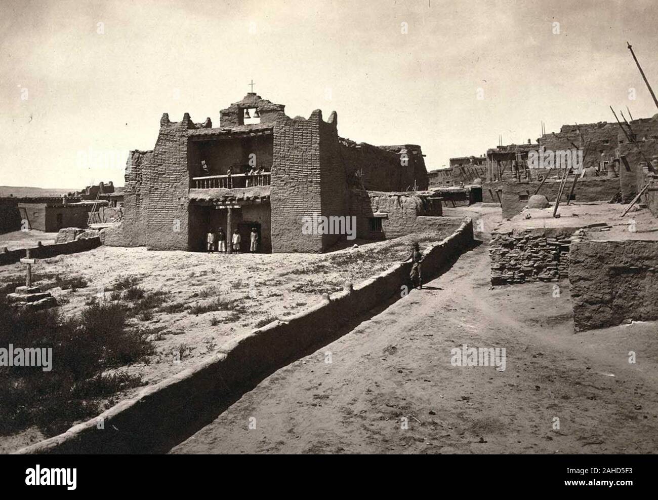 American West in vintage photo, 1860s-1870s Stock Photo