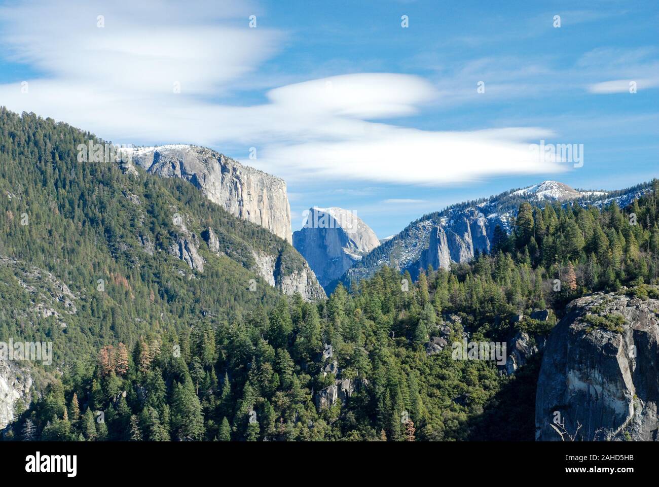 Half Dome, Yosemite Valley, California Stock Photo