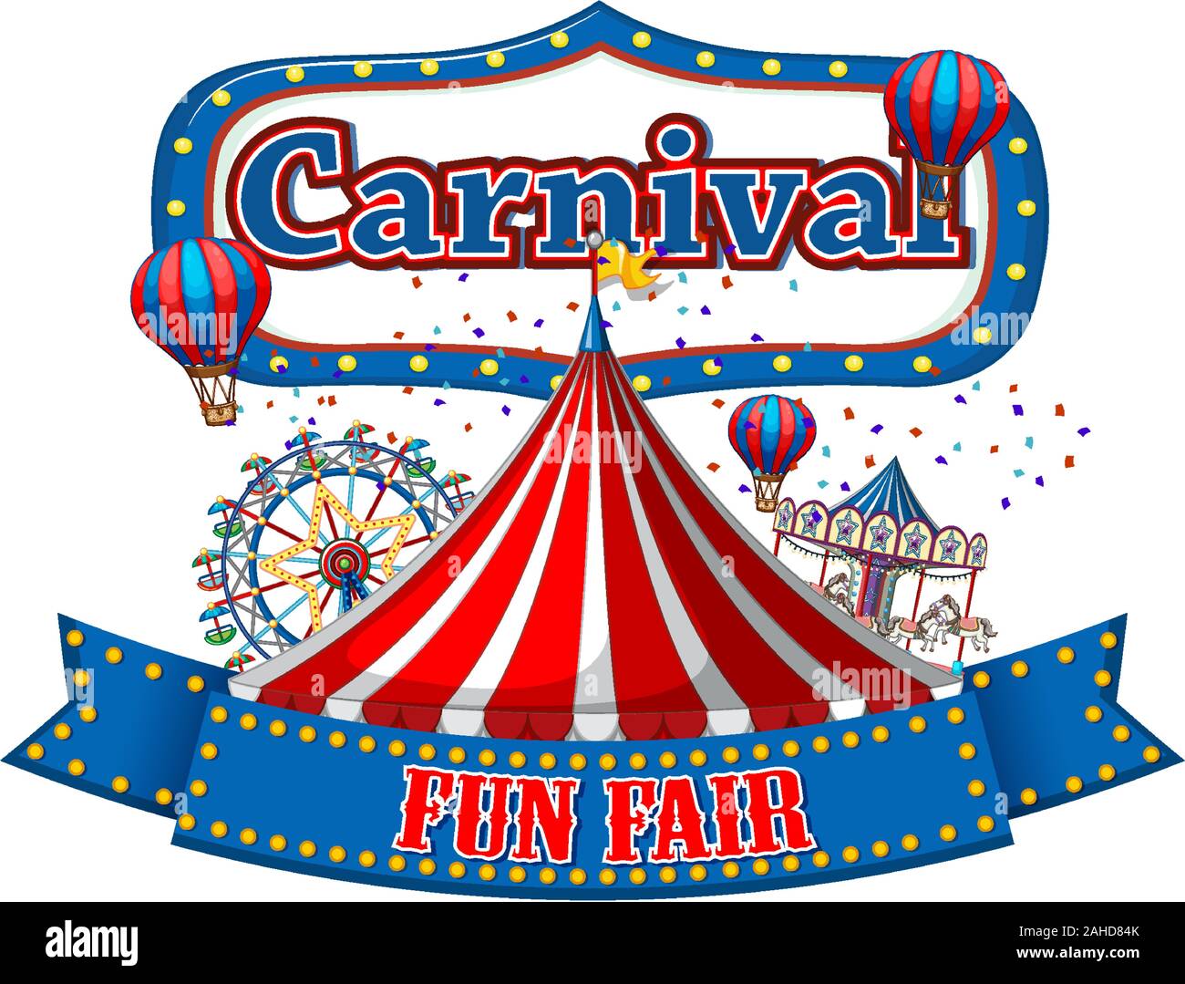Fun Fair Rides Signage Large Carnival Signage High Resolution Stock Photography and Images - Alamy