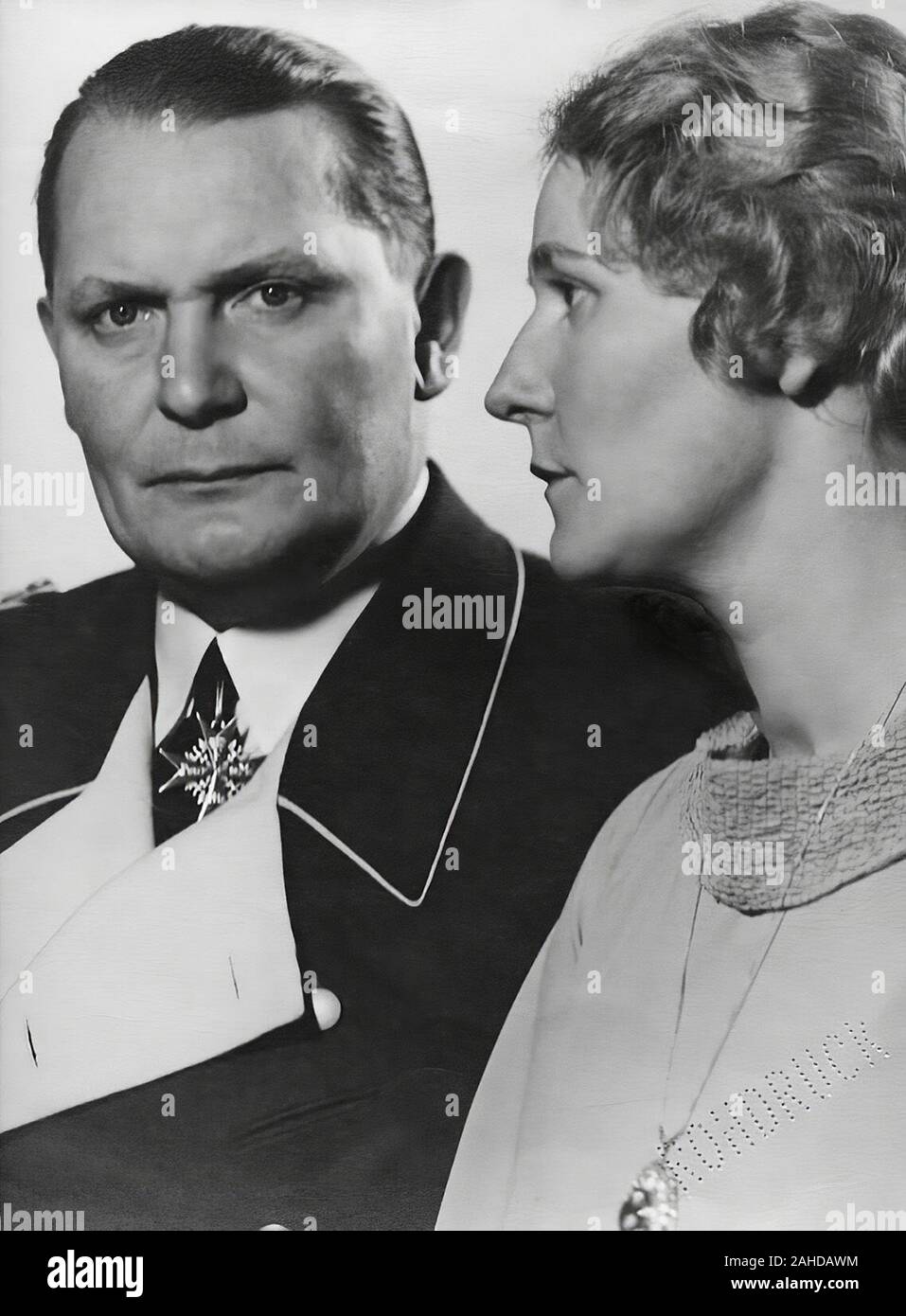 Hermann Göring with his wife, Emmy Stock Photo