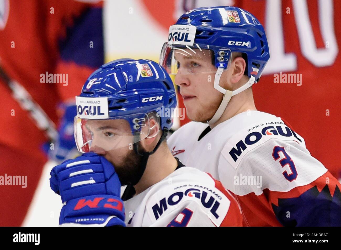Trevor Zegras (USA) in action during the 2020 IIHF World Junior Ice Hockey  Championships Group B match between USA and Czech Republic in Ostrava, Czec  Stock Photo - Alamy