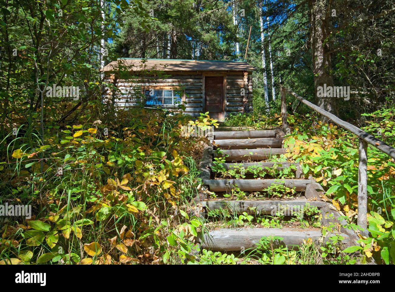 Cabin built by Grey Owl for his wife Anahareo, their daughter Shirley