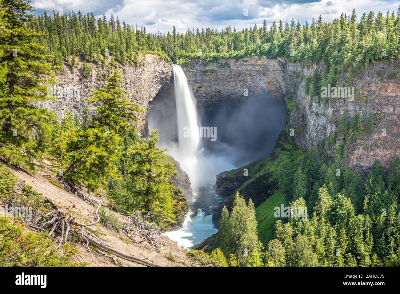 Helmcken Falls at Wells Gray Provincial Park, Canada Stock Photo