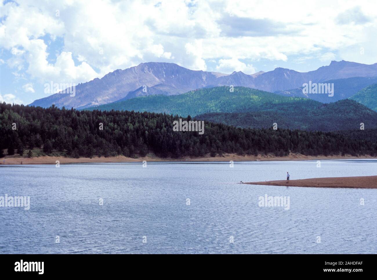 North Catamount Reservoir, Pikes Peak, Colorado Stock Photo Alamy
