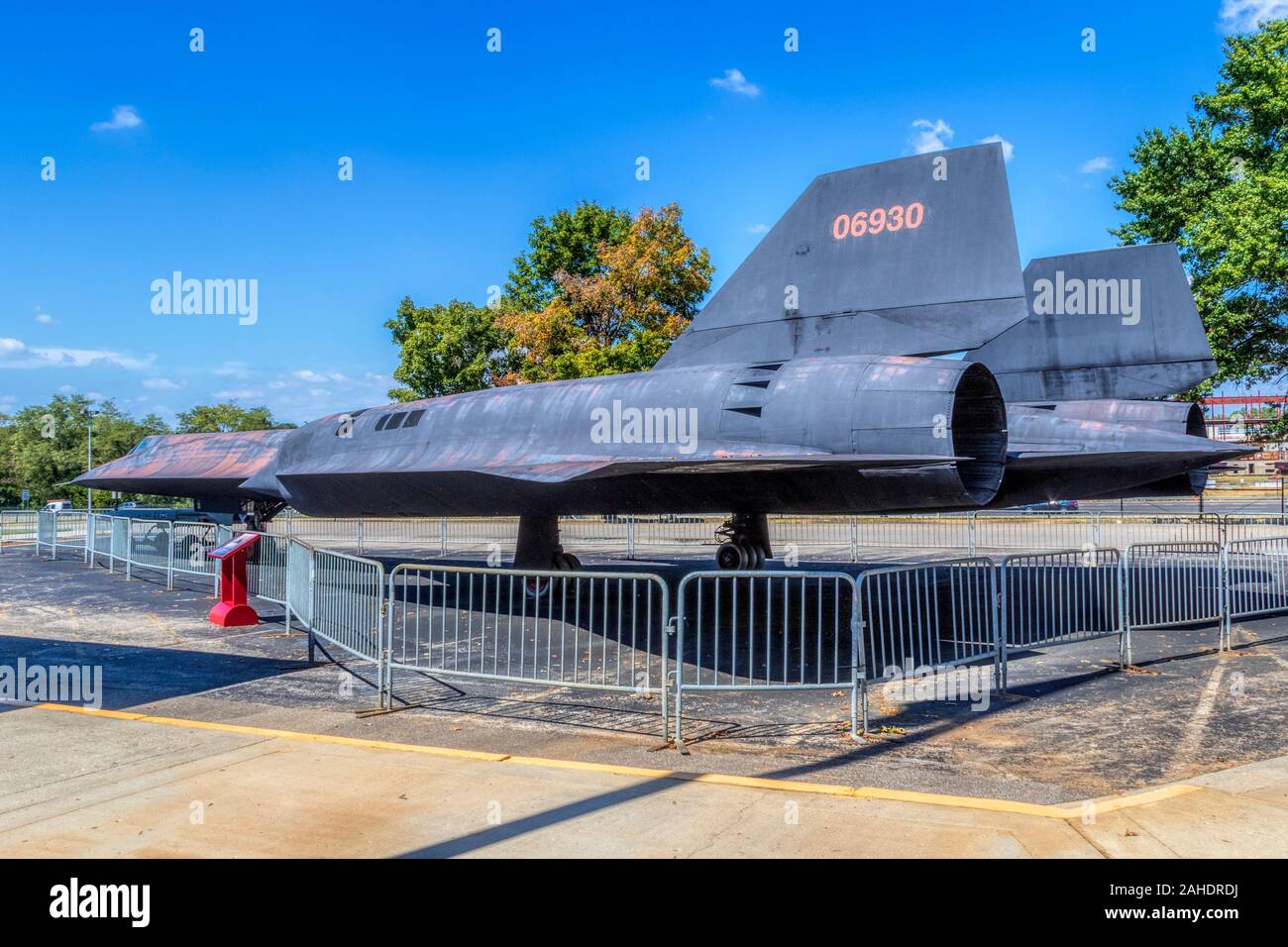 Lockheed A-12 aircraft in U.S. Space and Rocket Center Museum at ...