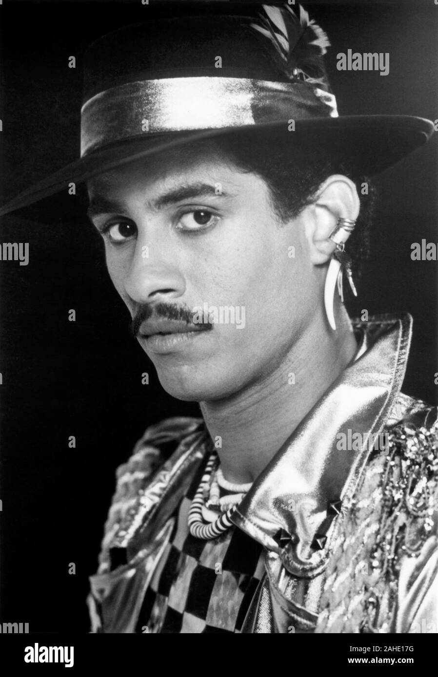Adolfo 'Shabba Doo' Quiñones, Publicity Portrait for the Film, 'Breakin', MGM/UA Entertainment Company, 1984 Stock Photo