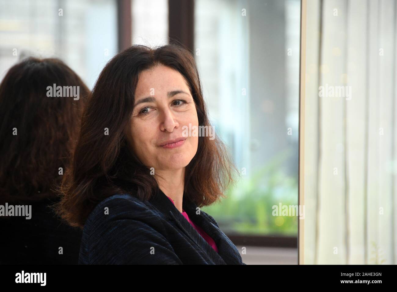 Roma Le Méridien Visconti Rome 27 dic 2019 - Presentation film TOLO TOLO Antonella Attili Credit: Giuseppe Andidero Stock Photo