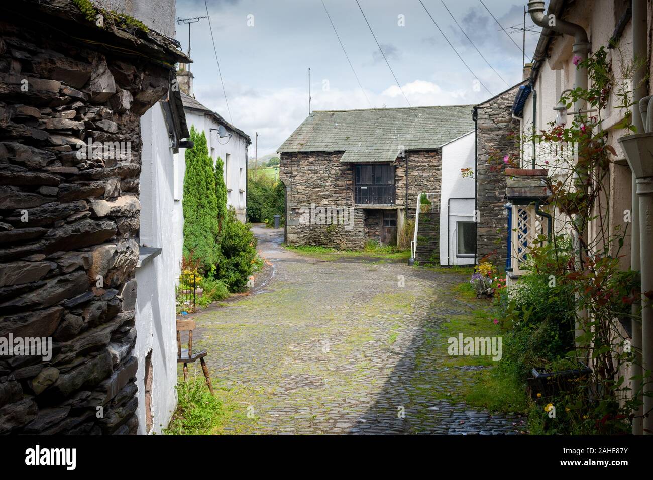 Hawkshead, Lake District, United Kingdom Stock Photo Alamy