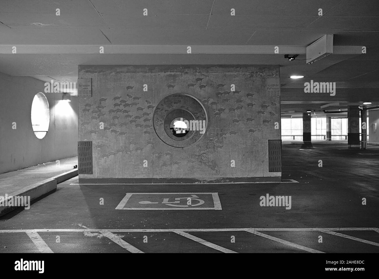 Parking Garage Green Stock Photos Parking Garage Green Stock
