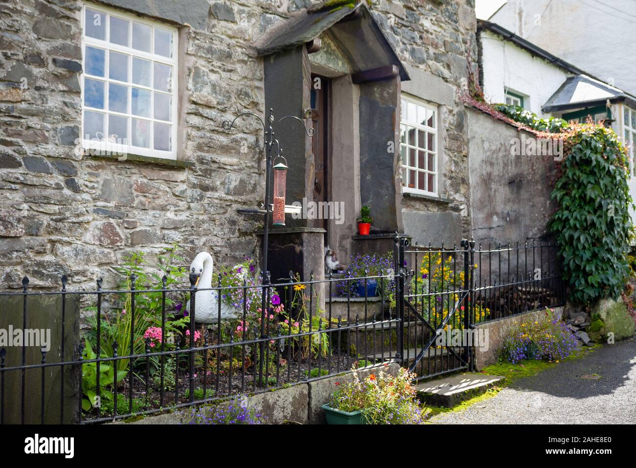 A house in Hawkshead, Lake District, United Kingdom Stock Photo Alamy