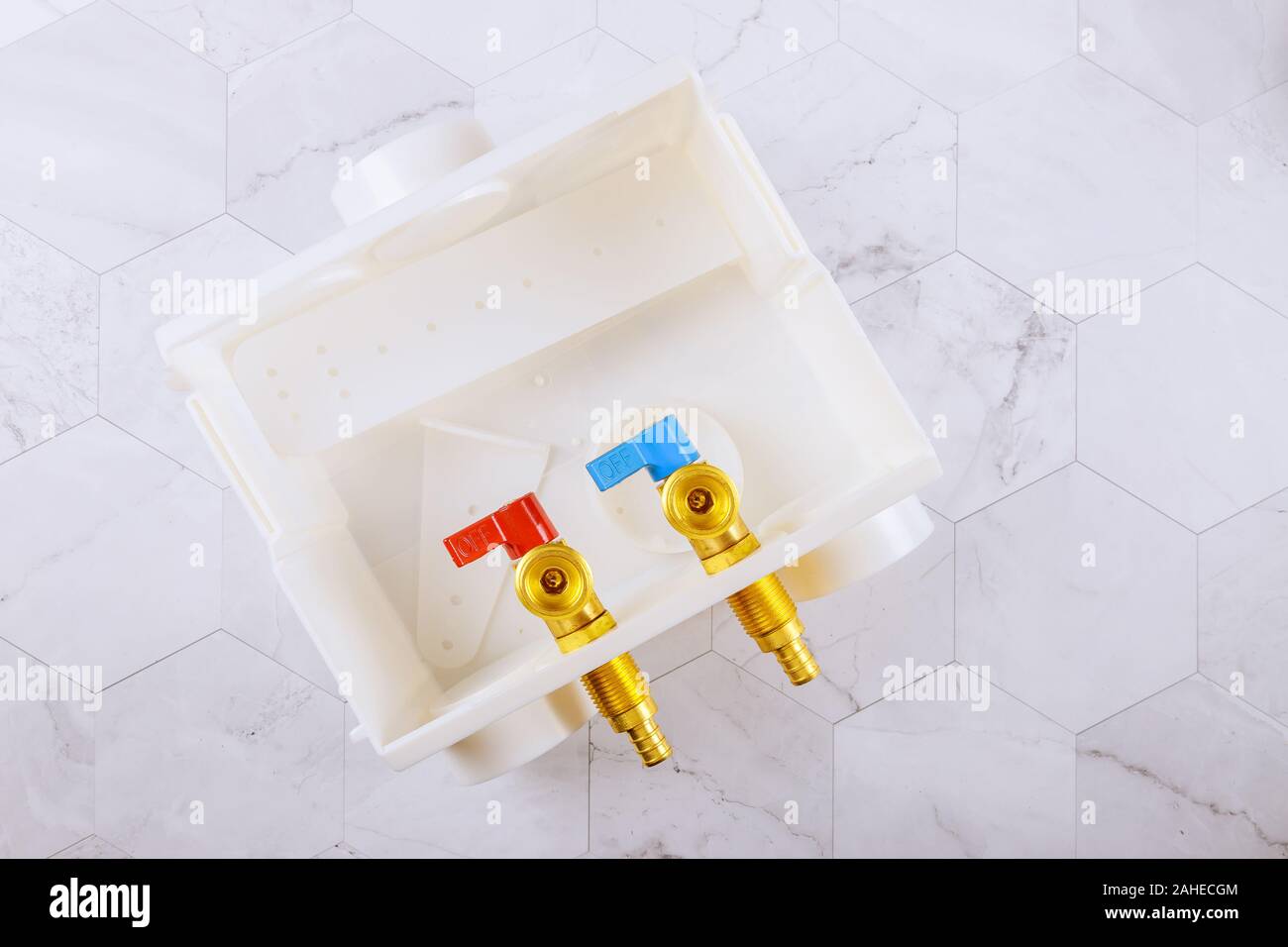 Washing machine outlet boxes plumbing supplies material in construction