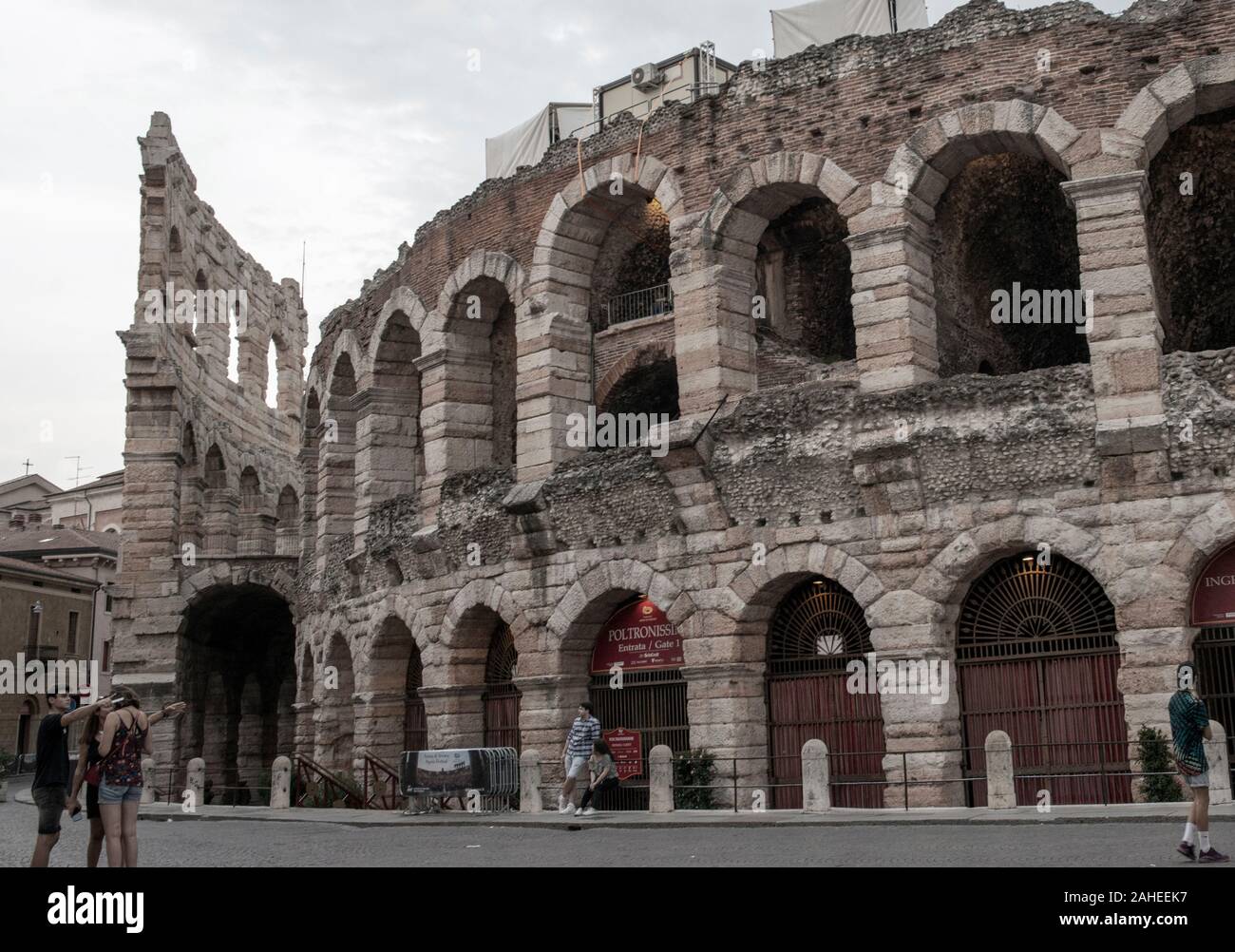 Historic buildings in Verona, Italy Stock Photo Alamy