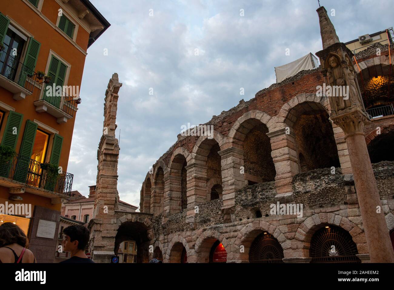 Historic buildings in Verona, Italy Stock Photo Alamy