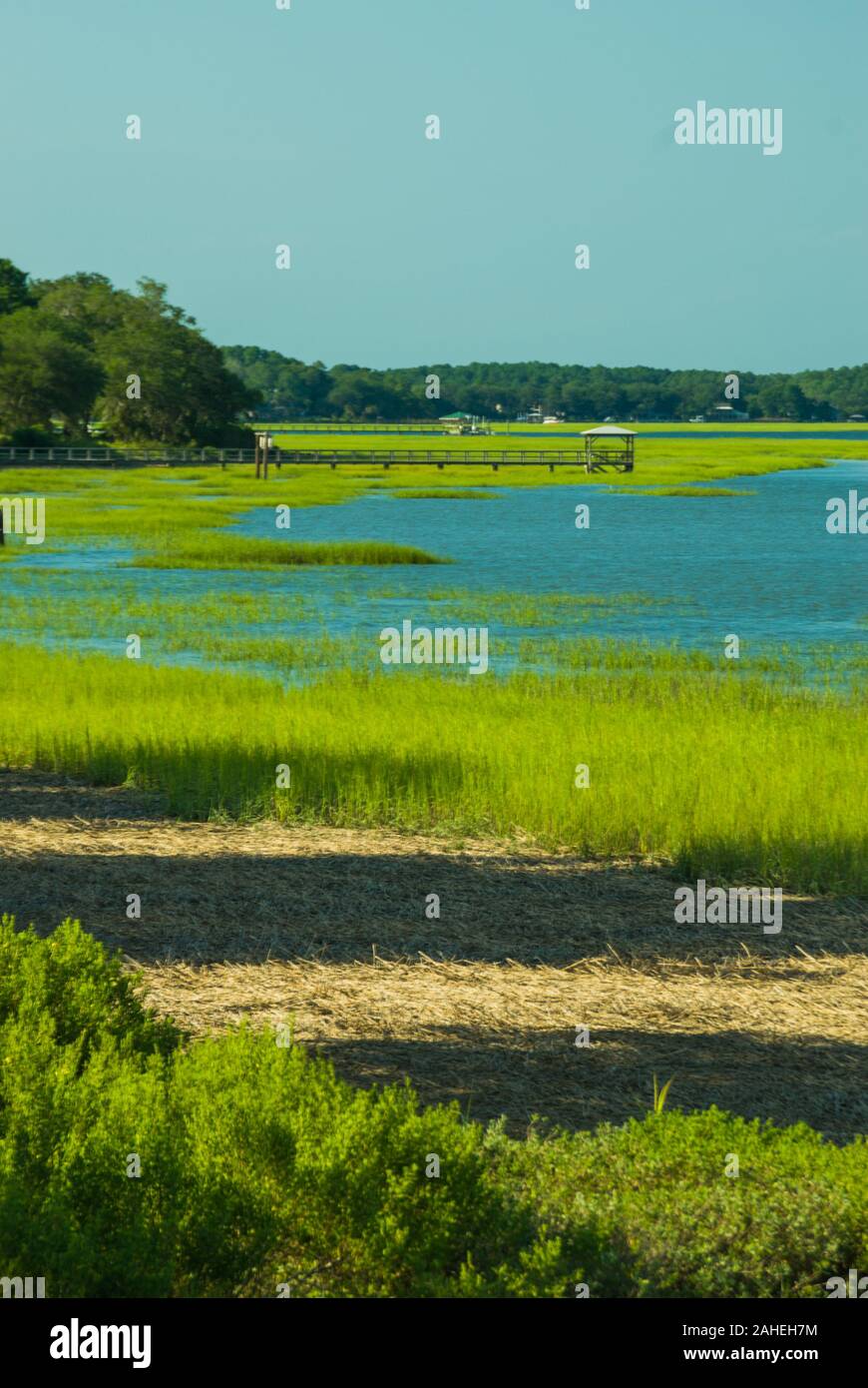 Intercoastal Waterway in Beaufort, South Carolina Stock Photo Alamy