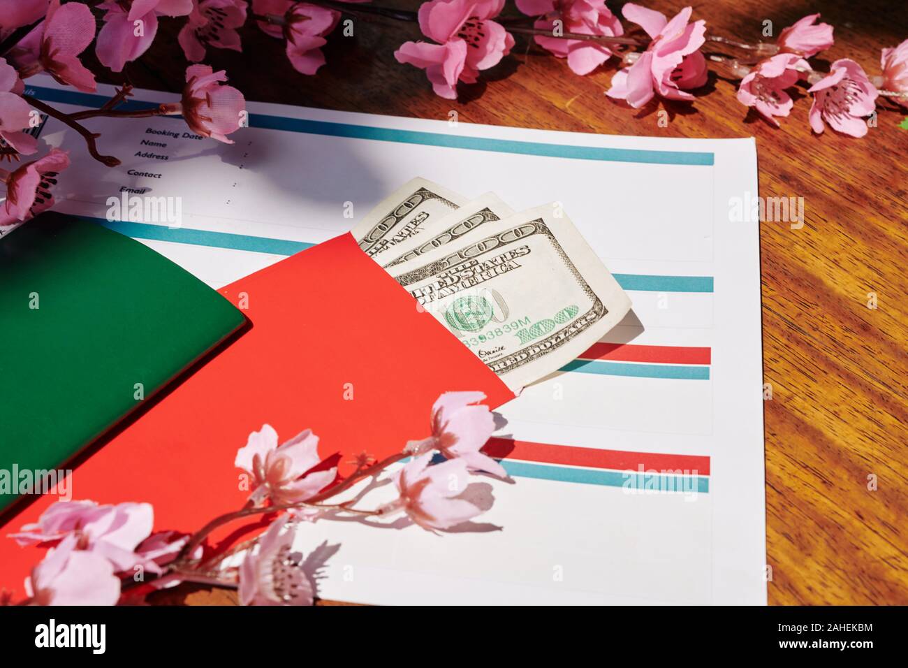 Lucky red envelope in Vietnamese Tet holiday for lucky, successful, make a  lot of money. High-quality stock images of red envelopes Lunar New Year  Stock Photo - Alamy