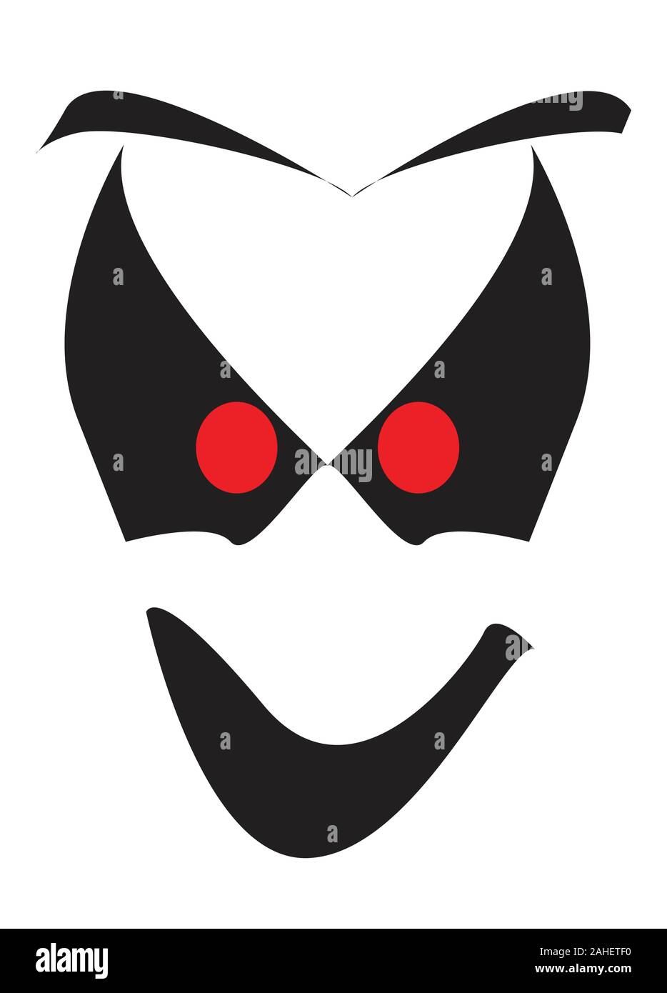 A white Halloween ghost face isolated over a white background Stock ...