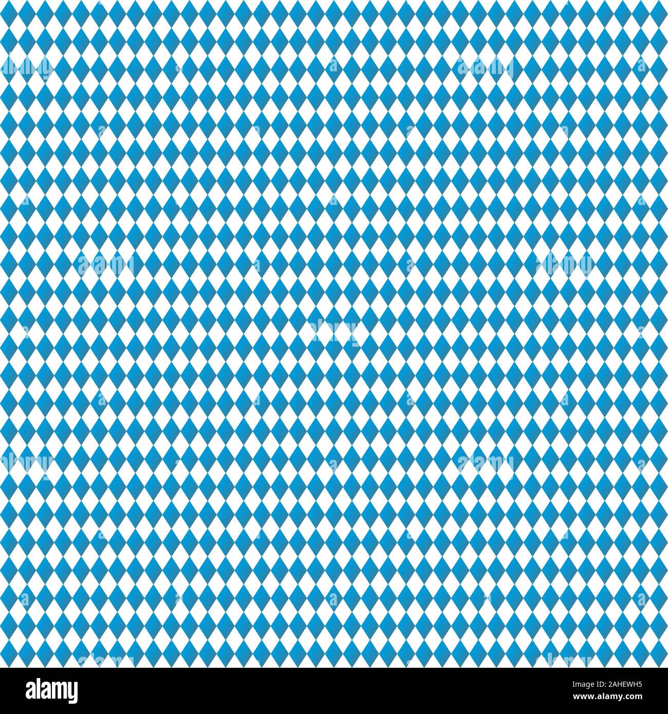 Oktoberfest background with seamless blue white checkered pattern Stock Vector