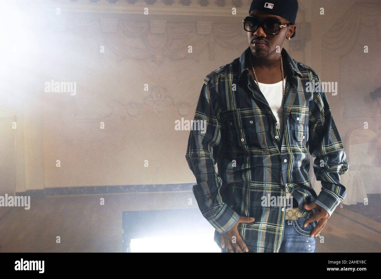 Singer / Actor William Raymond Norwood Jr. aka Ray J on set of 40 Glocc ...