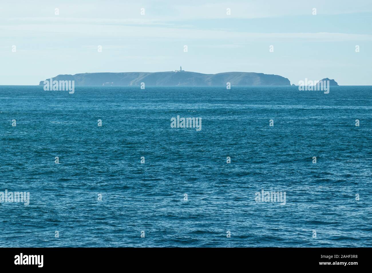 The Berlenga Isles from Papoa Point Peniche Estremadura Portugal Stock Photo