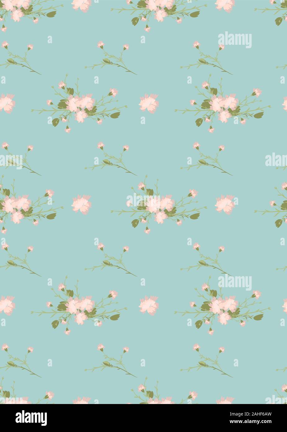 Floral carnation retro vintage background Stock Vector Image & Art - Alamy