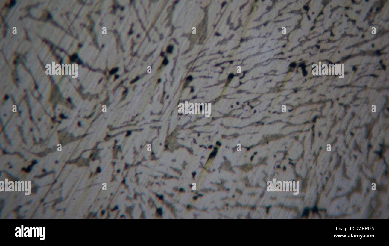 metallurgical micrograph of an as cast alpha beta brass braze metal
