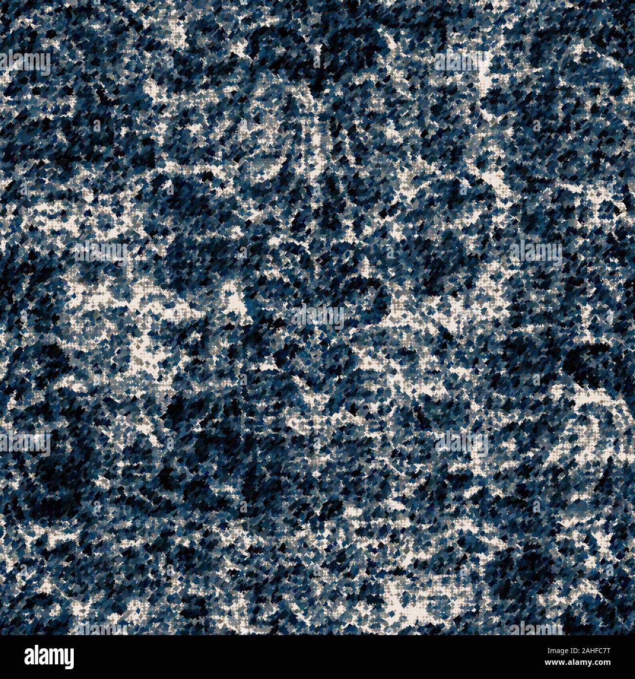 Grungy old baroque damask repeat pattern swatch Stock Vector