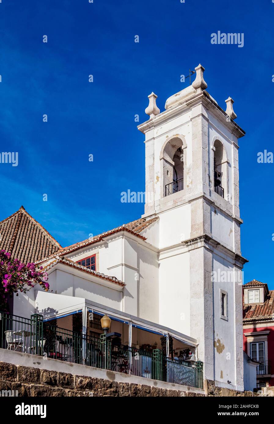 Santa Luzia Church, Largo Portas do Sol, Lisbon, Portugal Stock Photo