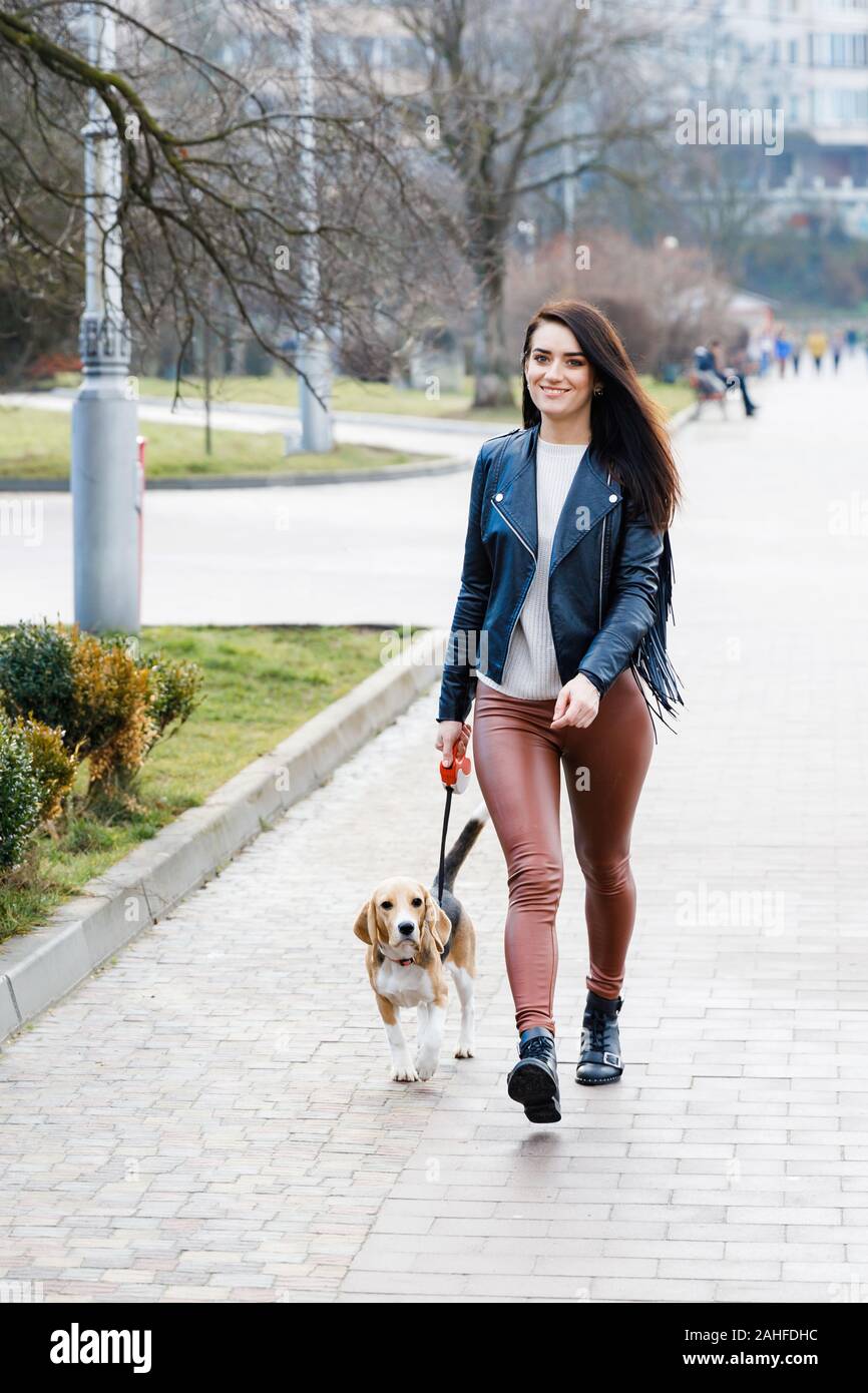 cute girl walking