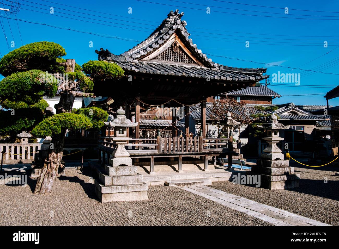 Inari Shrine in Omihachiman, Shiga Prefecture, Japan. Stock Photo