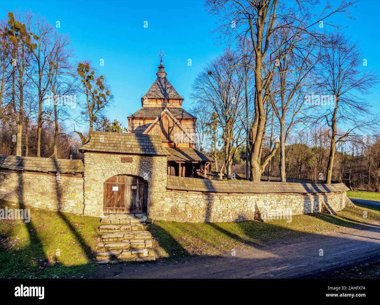 St. Paraskevi Church, UNESCO World Heritage Site, Radroz, Subcarpathian Voivodeship, Poland Stock Photo