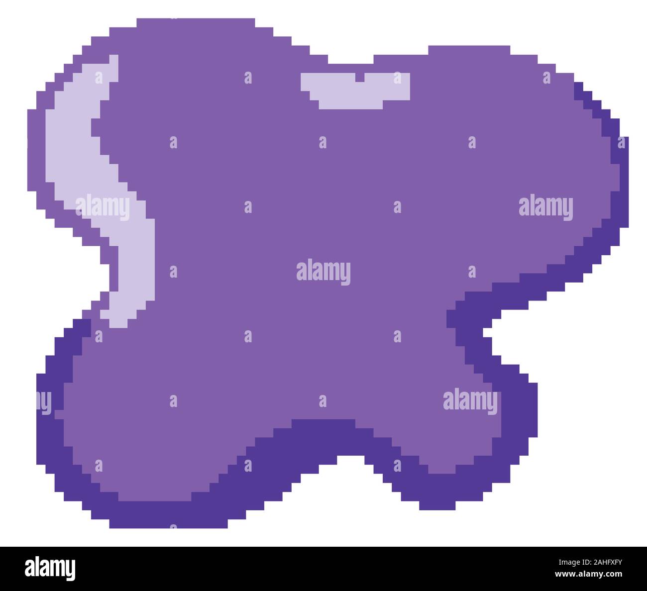 Purple color splash on isolated background illustration Stock Vector ...