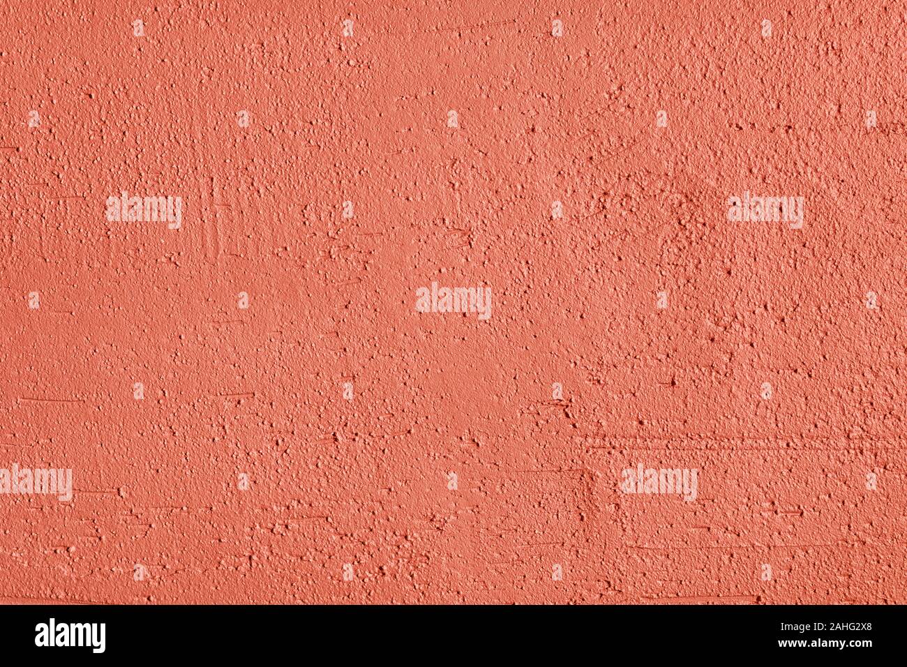 Red wall close up. Large macro texture and background Stock Photo