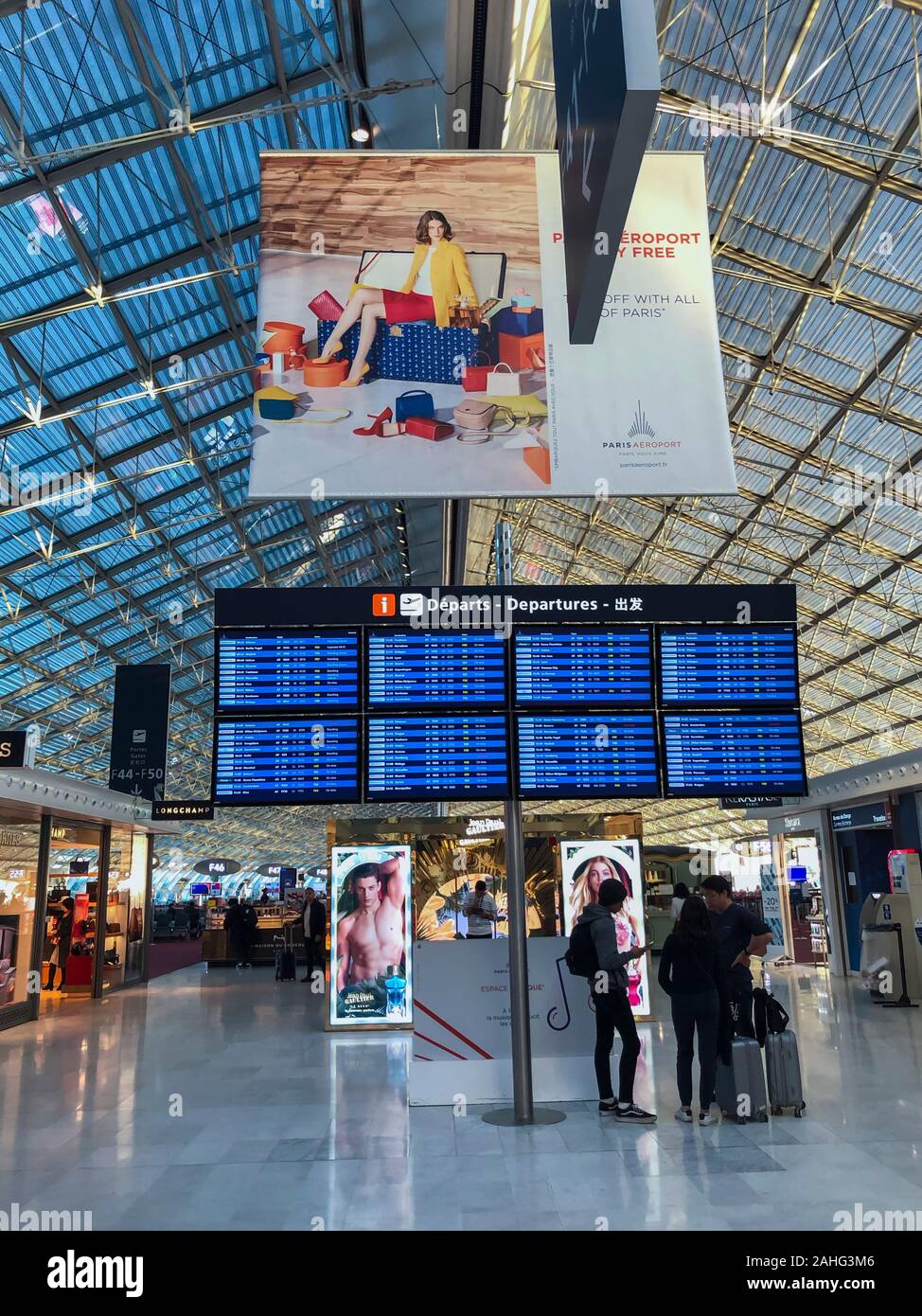 Paris, France, Roissy, CharlesdeGaulle International Airport, Modern