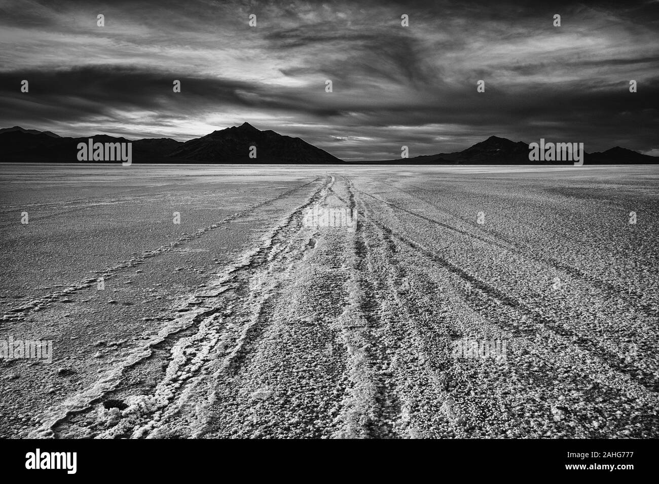 Bonneville Salt Flats in Utah, USA Stock Photo Alamy