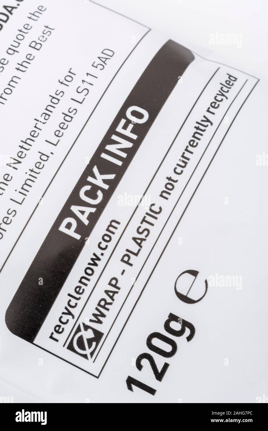 ASDA ownlabel dry potato mash in plastic bag. For food ingredients